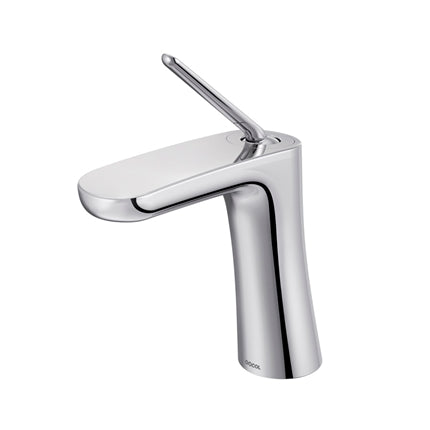 Mezclador monomando para lavabo color oro cepillado Modelo: Kayak