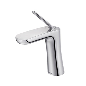 Mezclador monomando para lavabo color oro cepillado Modelo: Kayak