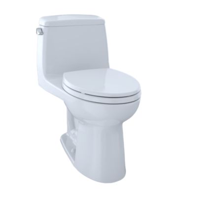 Eco UltraMax® - Inodoro de una pieza, 1.28 gpd, taza alargada